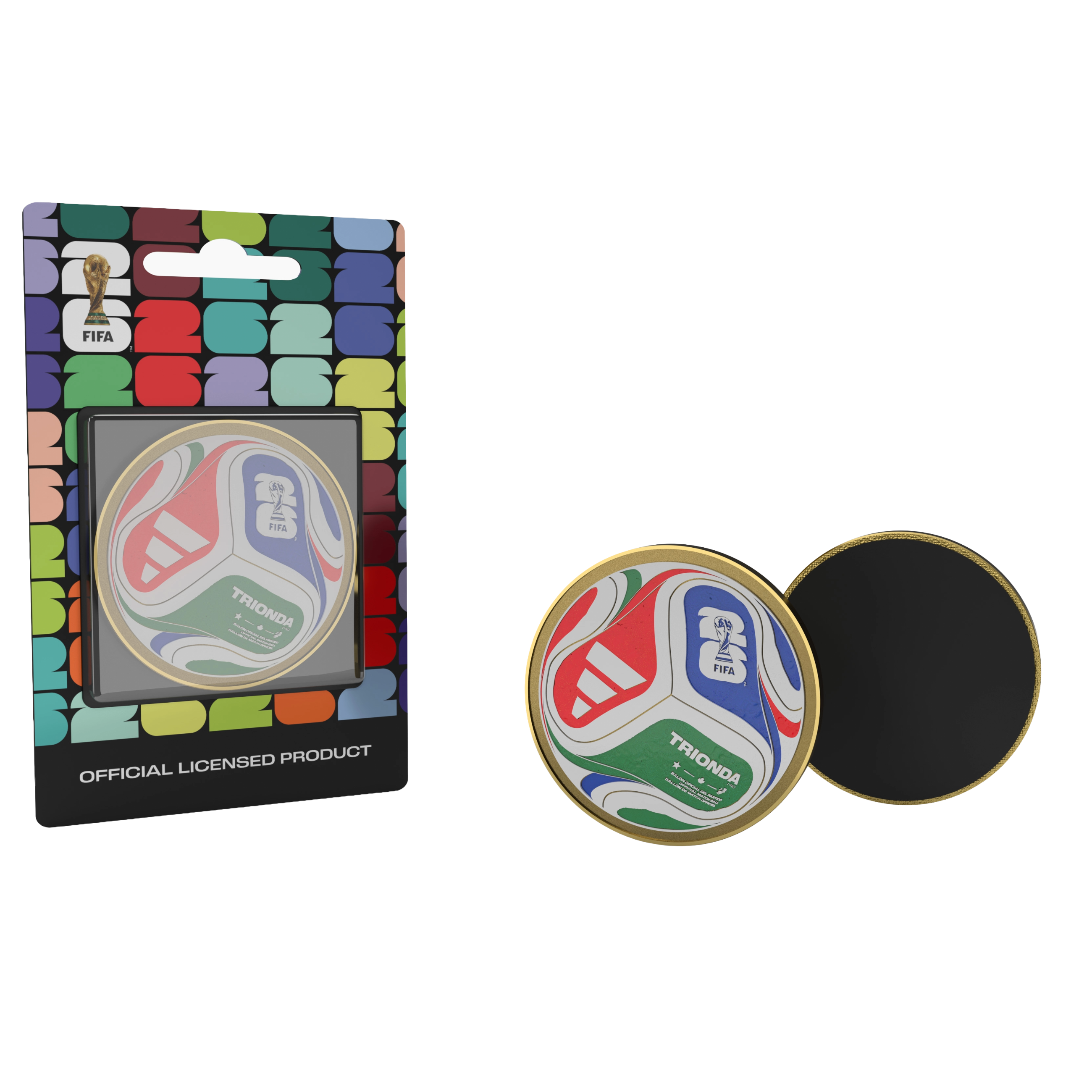 2026 FIFA World Cup adidas Trionda official match ball fridge magnet