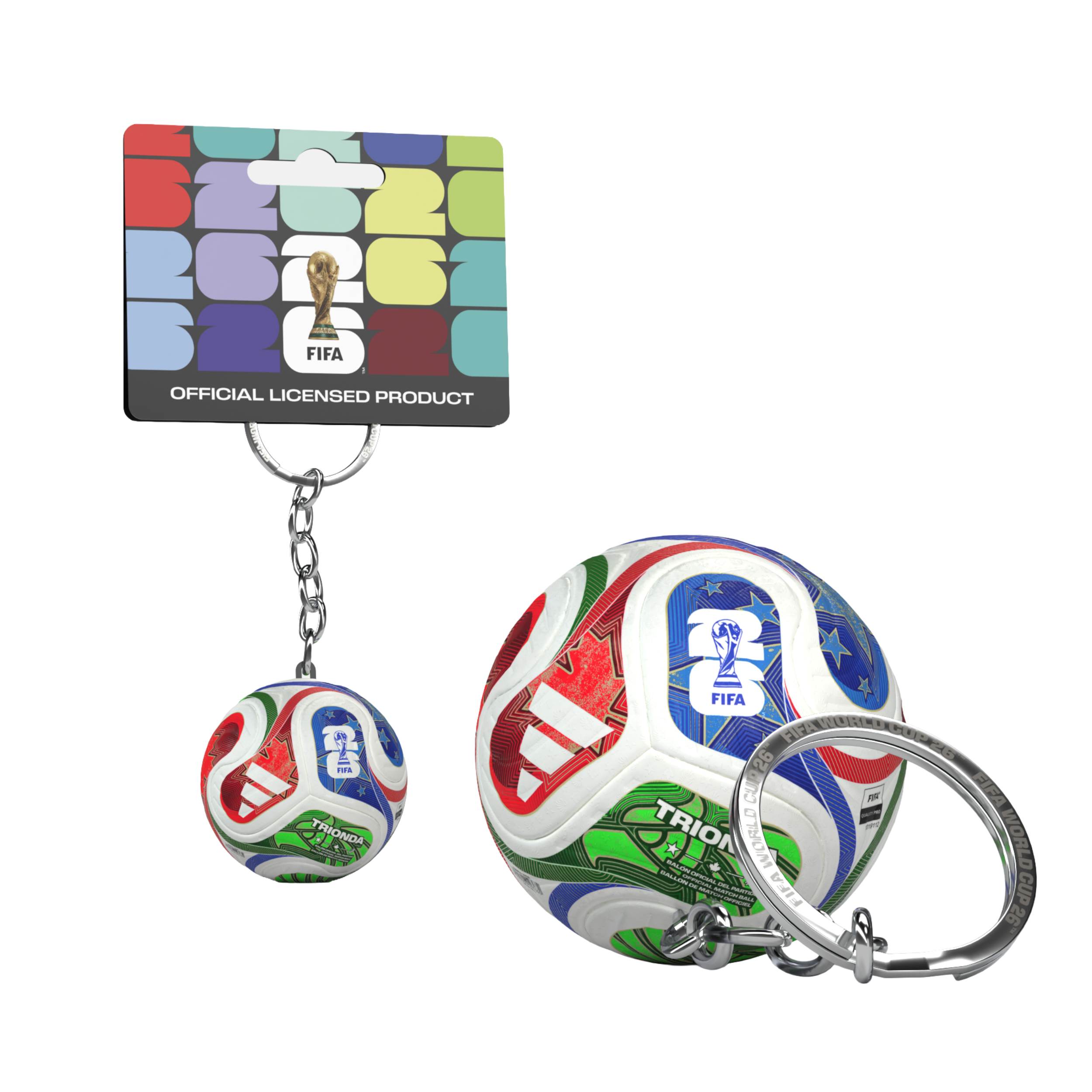 2026 FIFA World Cup official adidas Trionda match ball keyring