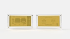 2026 FIFA World Cup USA gold metal ticket – alternate view in landscape acrylic