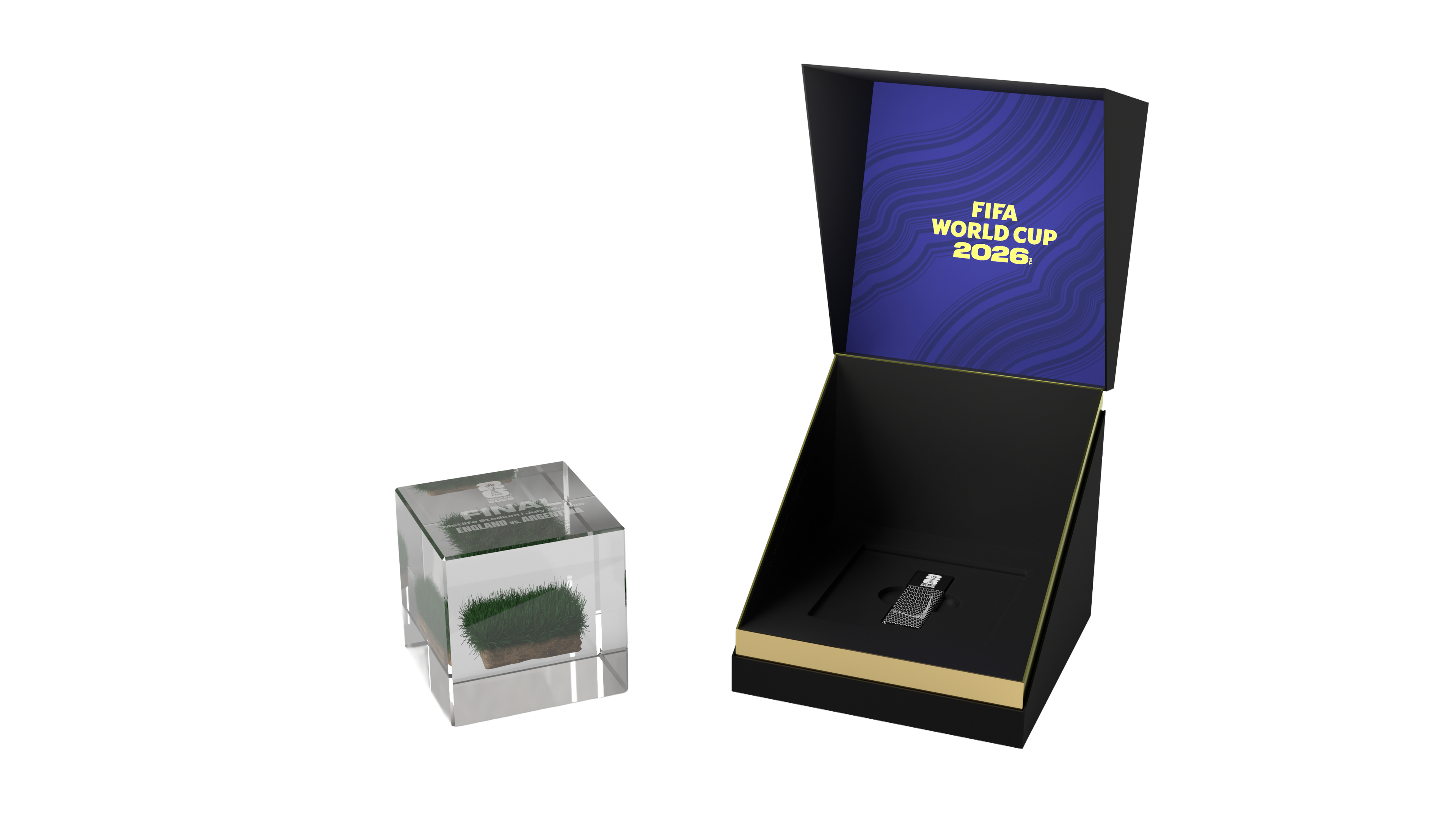 KeepStub Foundation Edition – acrylic display with pitch fragment visible