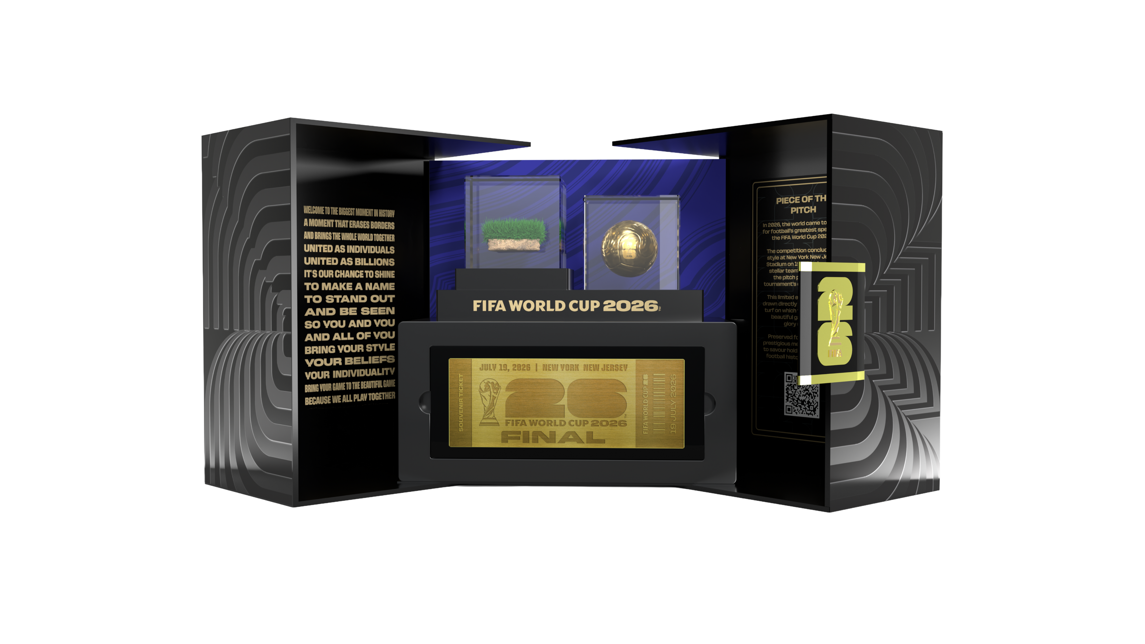 記念グッズ FIFA WORLD CUP THE GRASS OF FINAL MATCH Legacy Edition – FIFA World Cup 2026 Piece of the Pitch – KeepStub