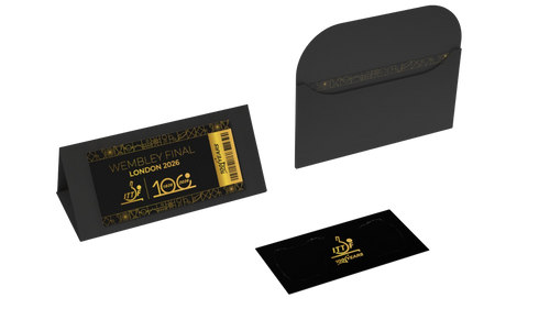 ITTF Centenary 2026 souvenir ticket – official 100th anniversary collectible