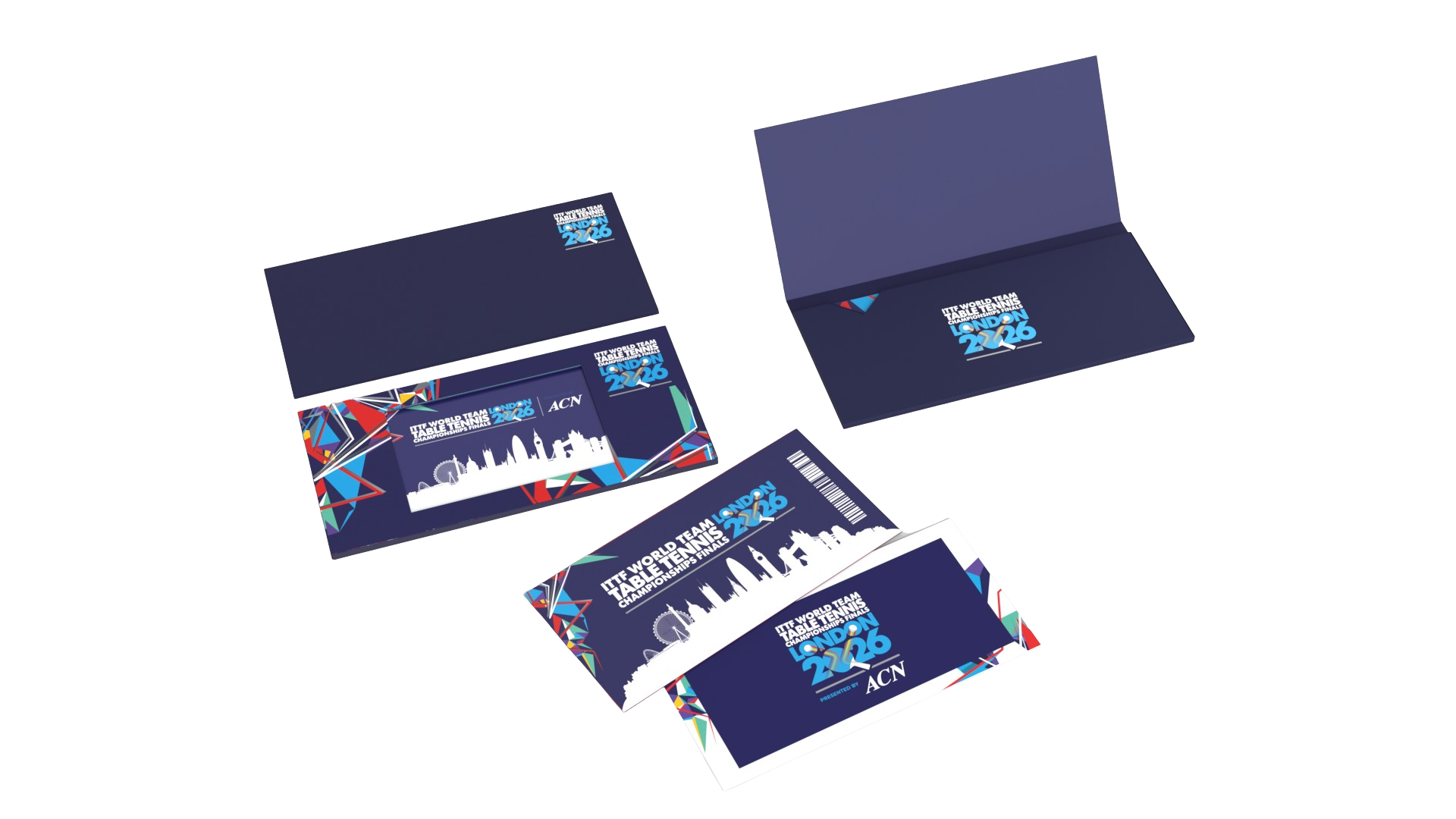 ITTF World Team Table Tennis Championships Finals London 2026 souvenir ticket